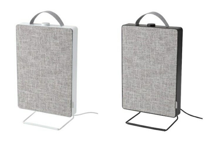 IKEA ikea イケア FORNUFTIG フォルヌフティグ 空気清浄機 ブラック ホワイト 31x45cm コンパクト 薄型 お洒落 シンプル 据え置き 壁掛け 縦 横 自由のサムネイル