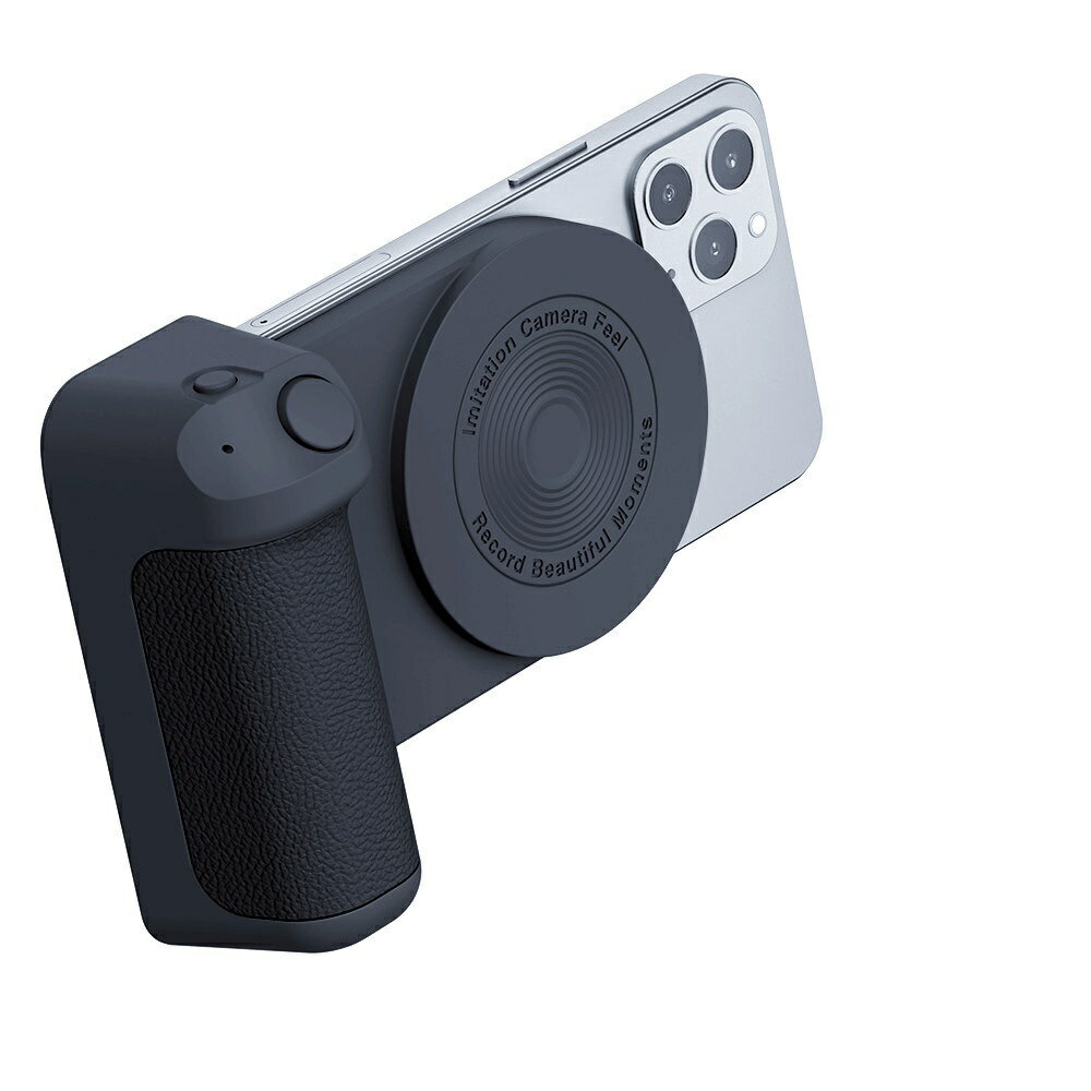 スマホグリップ MagSafe対応 スマホスタンド グリップ カメラグリップ スマホアクセサリー カメラ スマホ Magsafe iPhone android 磁気 軽量 コンパクト 回転式