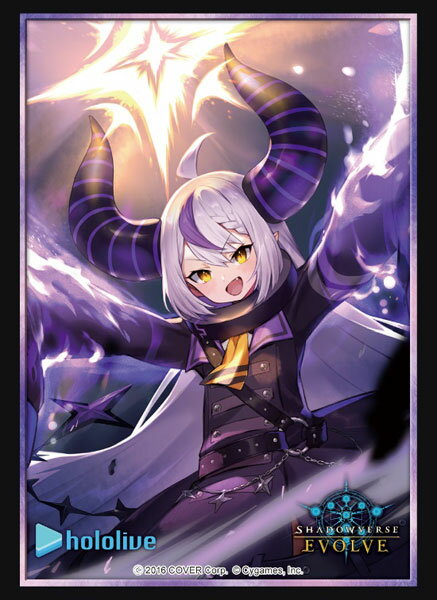 【即納/新品】 ブシロード Shadowverse EVOLVE 公式スリーブ ホロライブ Vol.24 Yes My Dark ラプラス ダークネス 92×67 75枚入り