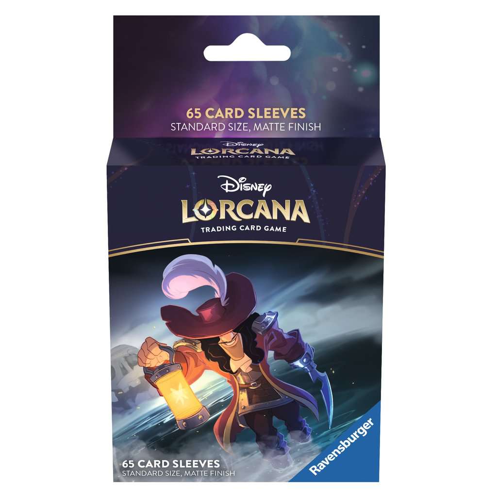【海外版】 ディズニー・ロルカナ・TCG スリーブ フック船長 ピーター・パン 65枚入 Disney Lorcana TCG The First Chapter Set 1 - Captain Hook