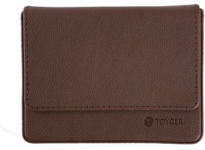 TOYGER ポッケース [購入したカードをスマートに持ち運ぶのに最適] カードケース ポケットサイズ (ブラウン)