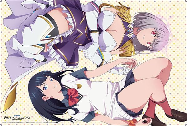 ブシロード ラバーマットコレクション V2 グリッドマン ユニバース 新条アカネ&宝多六花 Vol.1240