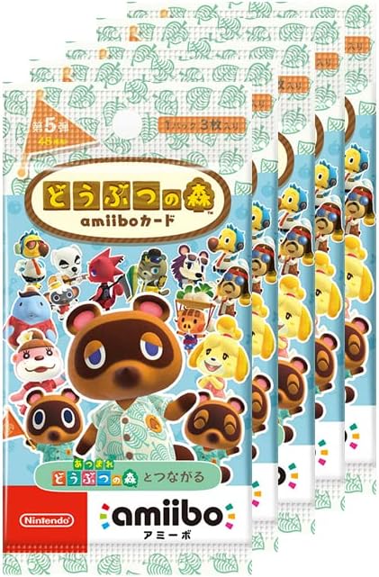 【5パックセット】どうぶつの森amiiboカード 第5弾...