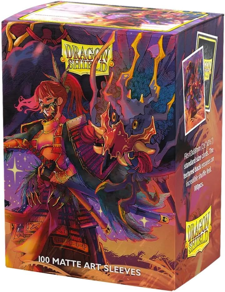ドラゴンシールド スタンダードサイズ マットアート 亀ヰリヨウ The Fallen AT-12107 100枚入り 内寸63×88mm スリーブ