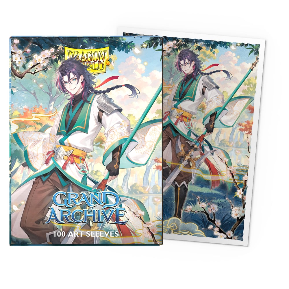 ドラゴンシールド スタンダードサイズ マットアート GRAND ARCHIVE Jin, Fate Defiant AT-16126 100枚入り 内寸63×88mm スリーブ