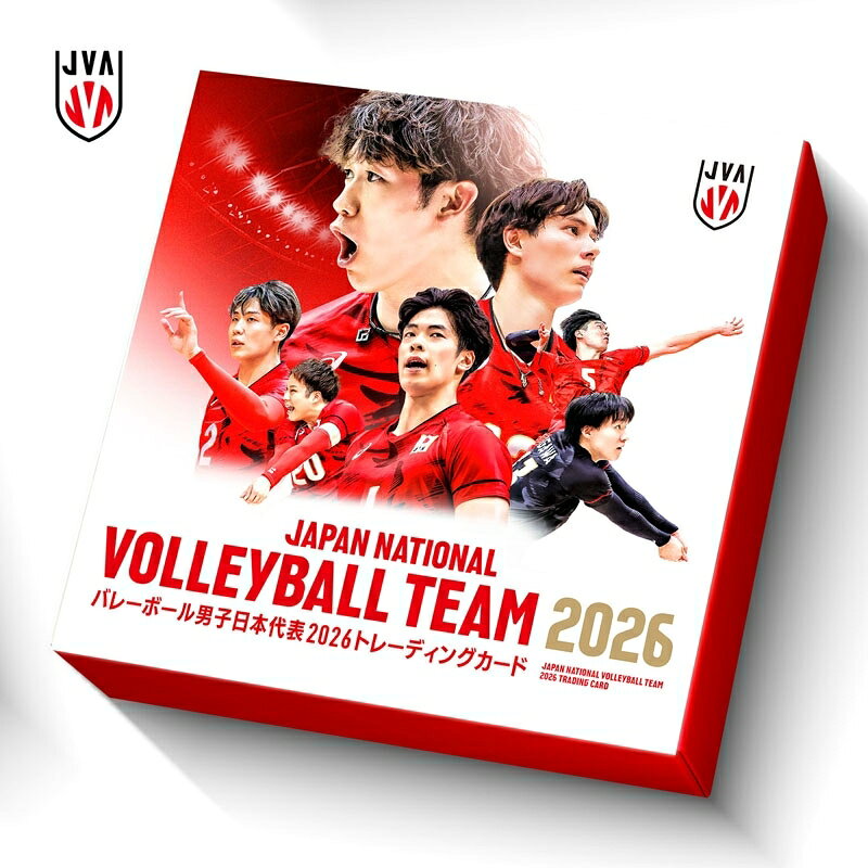 【ボックス】プロデュース216 バレーボール男子日本代表2026 トレーディングカード 10パック入り