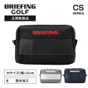 正規品 BRIEFING GOLF ブリーフィング ゴルフ バッグ ポーチ MK POUCH M CS CS SERIES シーエスシリーズ メンズ レディース ラウンドバッグ 軽量 大容量 大容量 撥水 ブランド かっこいい おしゃれ ブラック 黒 BRG251G16