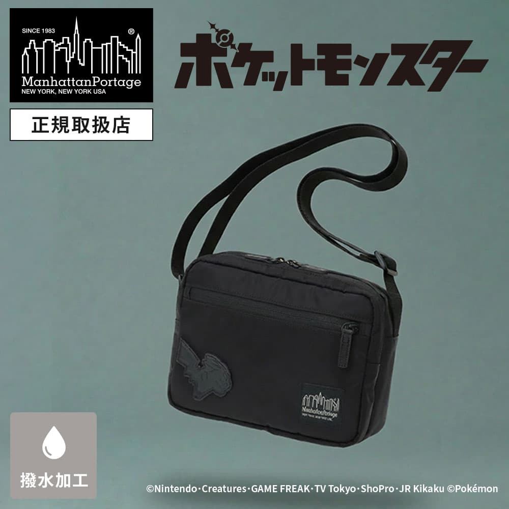 樂天商城 - 正規品 POKEMON × Manhattan Portage Black Label ポケモン マンハッタンポーテージ ブラックレーベル バッグ カジュアルバッグ ショルダーバッグ 限定 JACKSON SQUARE BAG TWL POKEMON ジャクソン スクエアバッグ twl