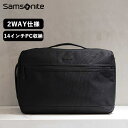 サムソナイト ビジネスバッグ 【25％OFF】 正規品 サムソナイト Samsonite バッグ バックパック リュック ビジネスバッグ ブリーフケース ビズライン BIZZ LINE 2WAY BAG メンズ 14インチ キャリーオン 大容量 軽量 A4 PC収納 仕事 通勤 肩掛け ブランド おしゃれ シンプル プレゼント ブラック 黒 QO6003