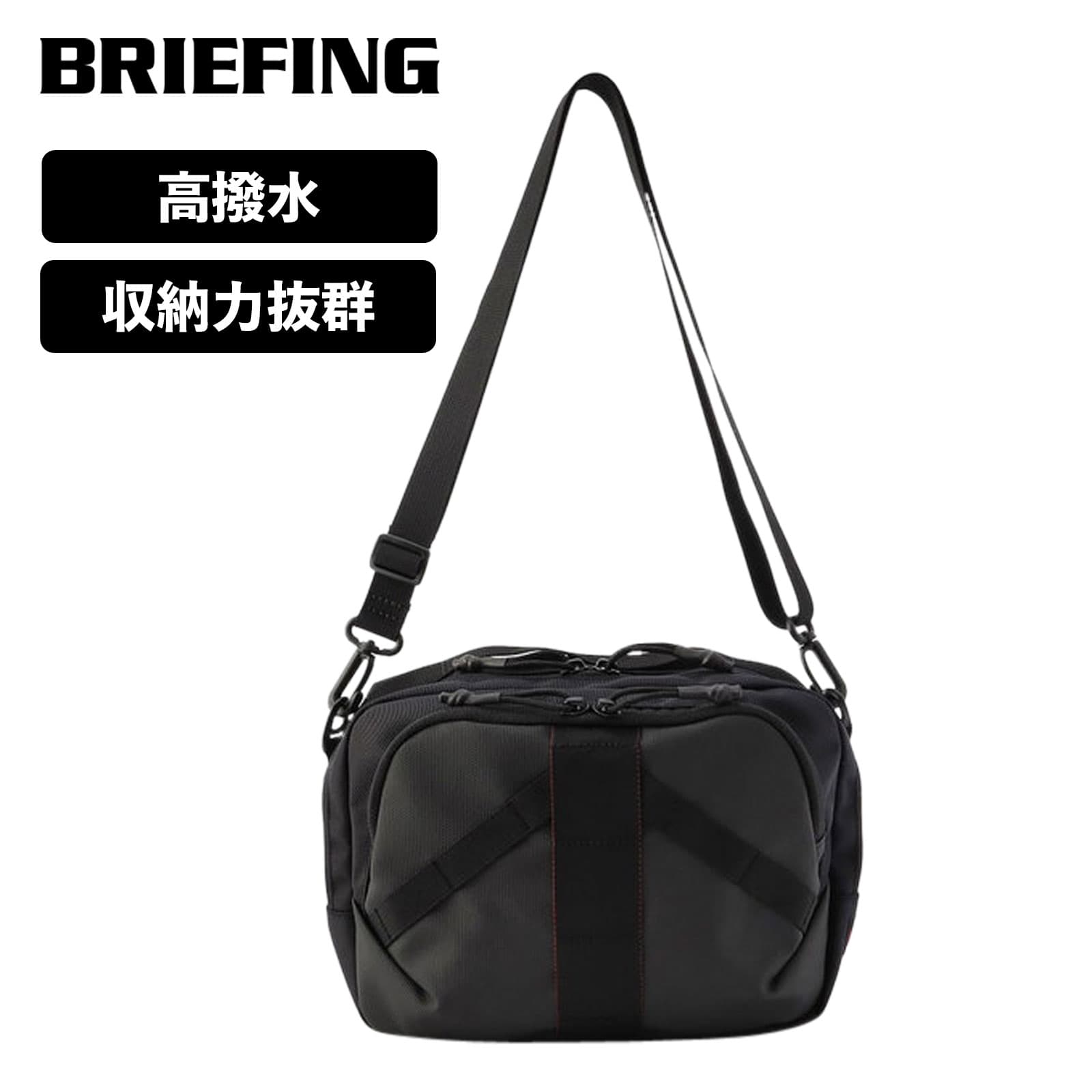 ブリーフィング ショルダーバッグ メンズ 正規品 ブリーフィング BRIEFING バッグ ショルダーバッグ LESIT レジット VIPER LE SHOULDER BAG ヴァイパー メンズ レディース 高撥水 耐水 軽量 斜め掛け 大容量 ブランド ブラック 黒 BRA231L16