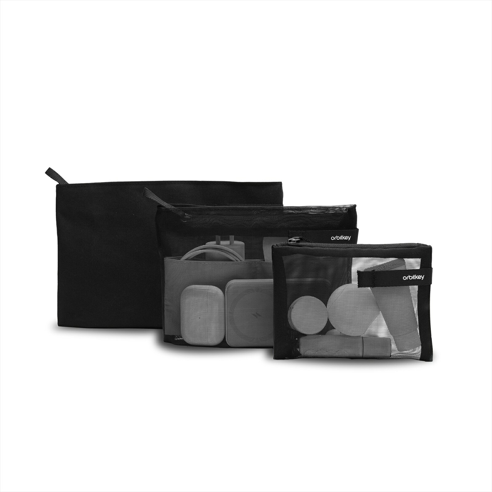 Orbitkey オービットキー バック ポーチ ガジェットケース バッグオーガナイザー Everyday Carry Pouch Trio エブリデイ キャリー ポーチトリオ メンズ レディース BEP1 アクセサリーポーチ 小物入れ 収納 バッグインバッグ トラベルポーチ multiverse-10005028 Multiverse サンプル画像3