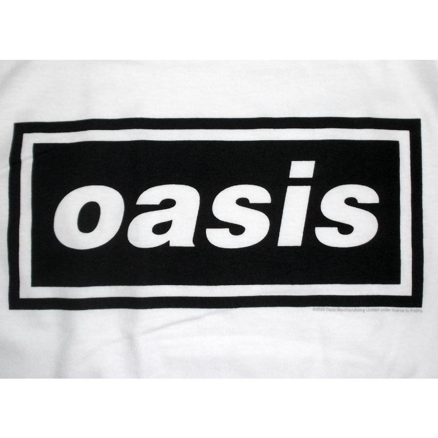 オアシス Tシャツ OASIS Decca Logo 正規品 白 ホワイト 公式 バンドTシャツ ロックTシャツ ロゴT クルーネック 半袖 メンズ レディース ユニセックス ストリート アメカジ ミュージック 音楽 90年代 UKロック ブリットポップ 春夏 ウェア