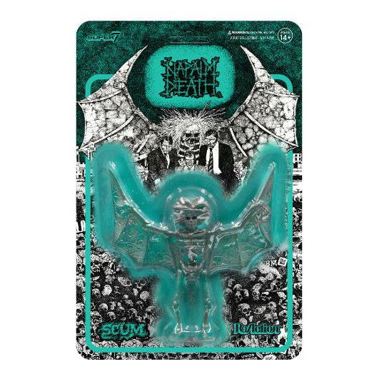 ナパーム デス Re Action フィギュア Napalm Death ReAction Figure - Scum Demon ((AQUAMARINE) Super7 パンク TOY