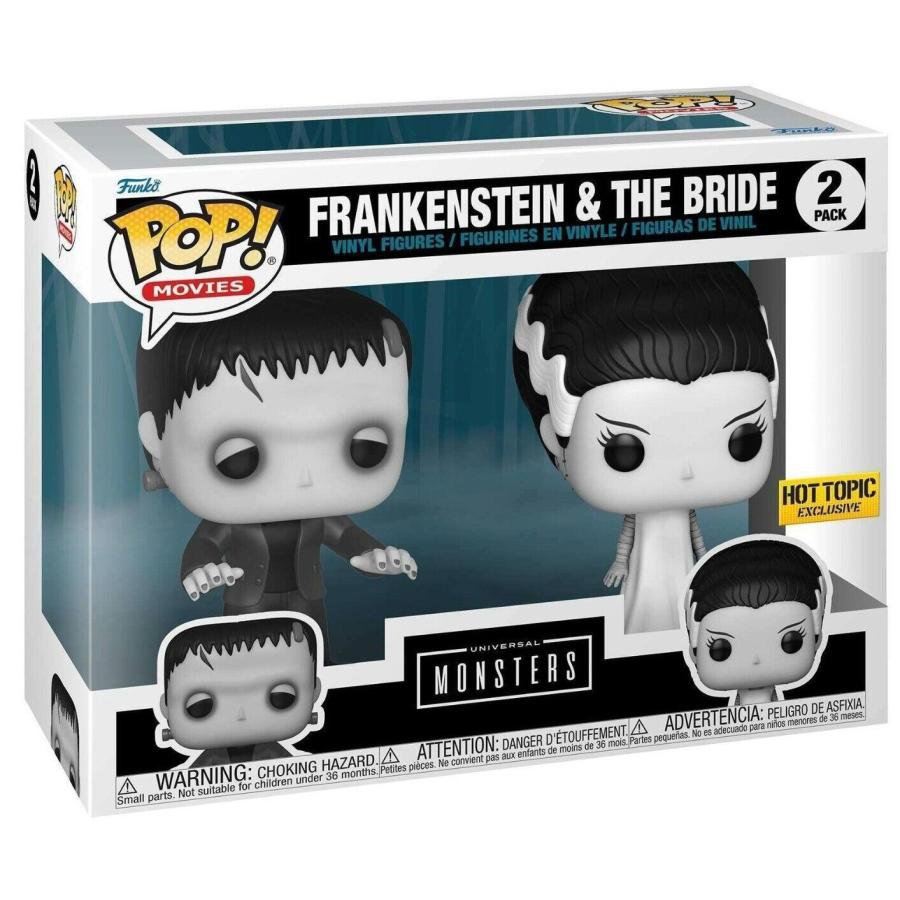 フランケンシュタインの花嫁 POP フィギュア Funko Pop! Universal Monsters - Frankenstein & The Bride -2 Pack 限定品