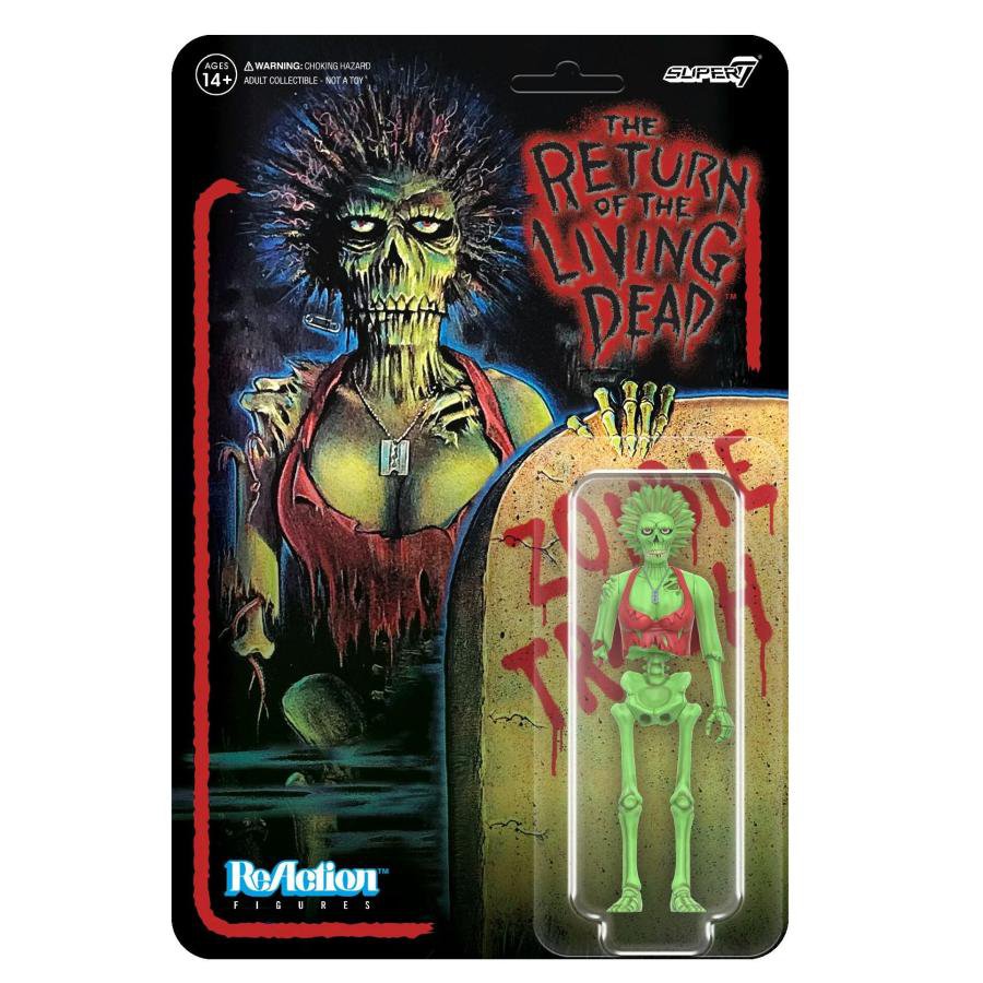 バタリアン パンク ゾンビ フィギュア THE RETURN OF THE LIVING DEAD ReAction Wave 1 Zombie Trash SUPER7 正規品