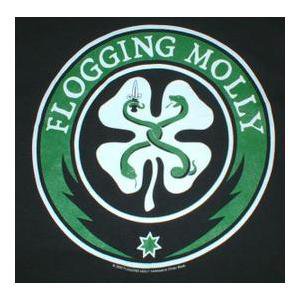 フロッギング モリー Tシャツ Flogging Molly 擦れ Sham Rock 正規品 ロックTシャツ バンドTシャツ