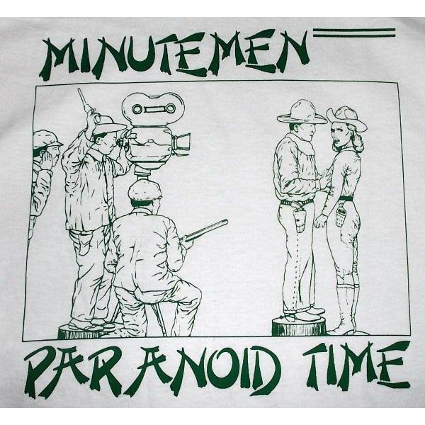 ミニットメン Tシャツ MINUTEMEN Paranoid 正規品 ロックTシャツ バンドTシャツ