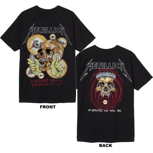 メタリカ Tシャツ METALLICA Shortest Straw 正規品 ロックTシャツ バンドTシャツ