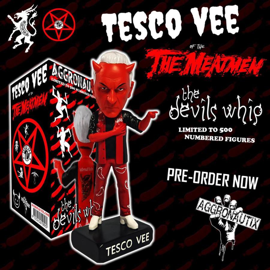 ミートメン 首振り フィギュア Meatmen - Tesco Vee Throbblehead The Devil's Whip Edition レッド デビル
