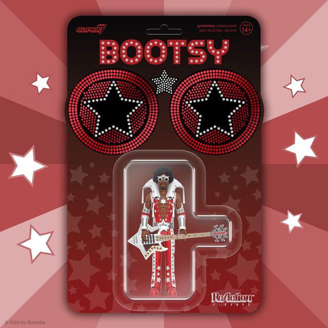 ブーツィー コリンズ Re Action フィギュア Bootsy Collins REACTION FIGURE Super7 正規品