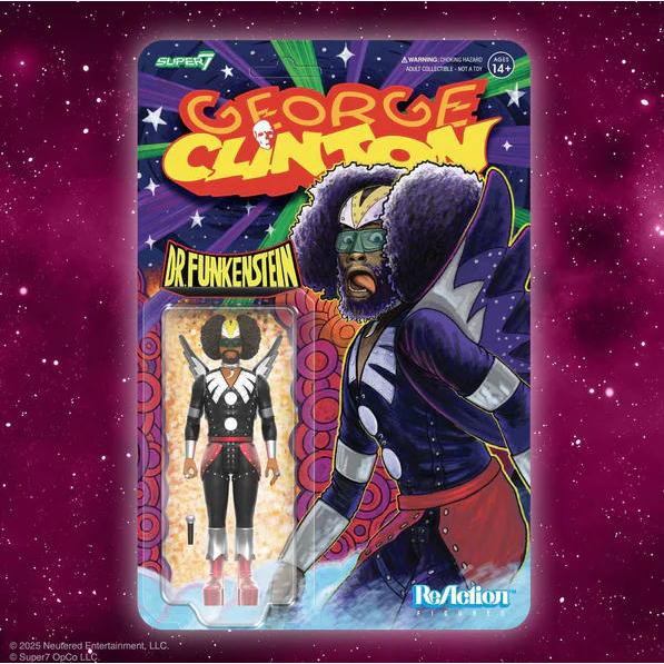 ジョージ クリントン Re Action フィギュア George Clinton Wave 1 (Dr. Funkenstein) Super7 正規品 TOY