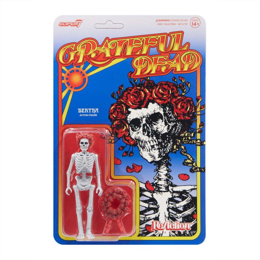 グレイトフル デッド Re Action フィギュア GRATEFUL DEAD REACTION FIGURE - BERTHA Super7 正規品 TOY ロックTシャツ バンドTシャツ