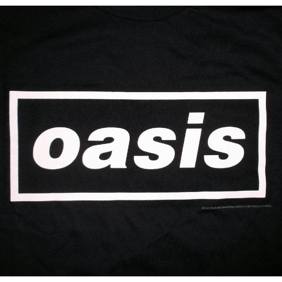 オアシス Tシャツ OASIS Decca Logo 正規品 黒 ロックTシャツ バンドTシャツ
