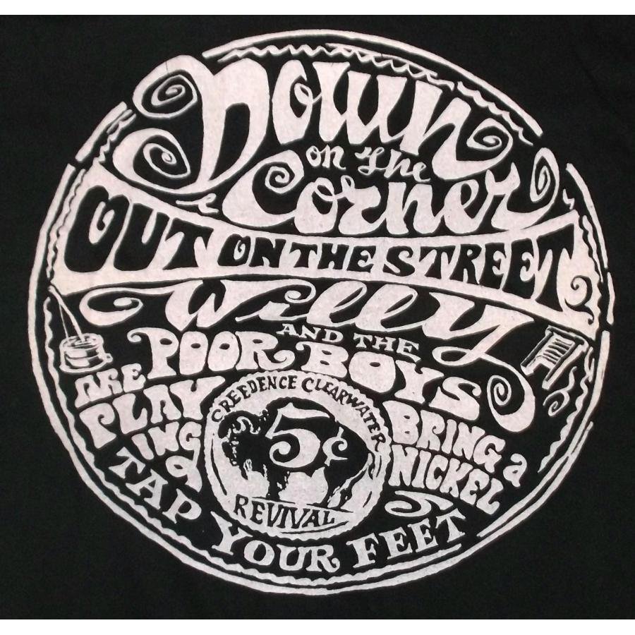 クリーデンス クリアウォーター リバイバル Tシャツ CCR Creedence Clearwater Revival Down On The Corner 正規品 ロックTシャツ