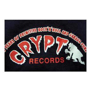 クリプト・レコード Crypt Records Lady's-Tシャツ 紺 正規品 ロックTシャツ バンドTシャツ