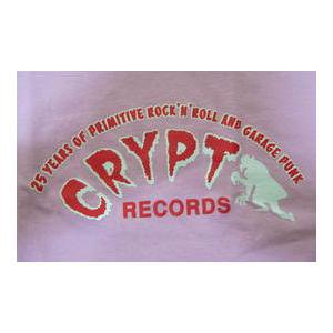 クリプト・レコード Crypt Records Lady's-Tシャツ ピンク 正規品 ロックTシャツ バンドTシャツ