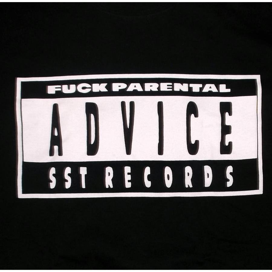 SST レコード Tシャツ SST Records Parental 黒 ロックTシャツ バンドTシャツ