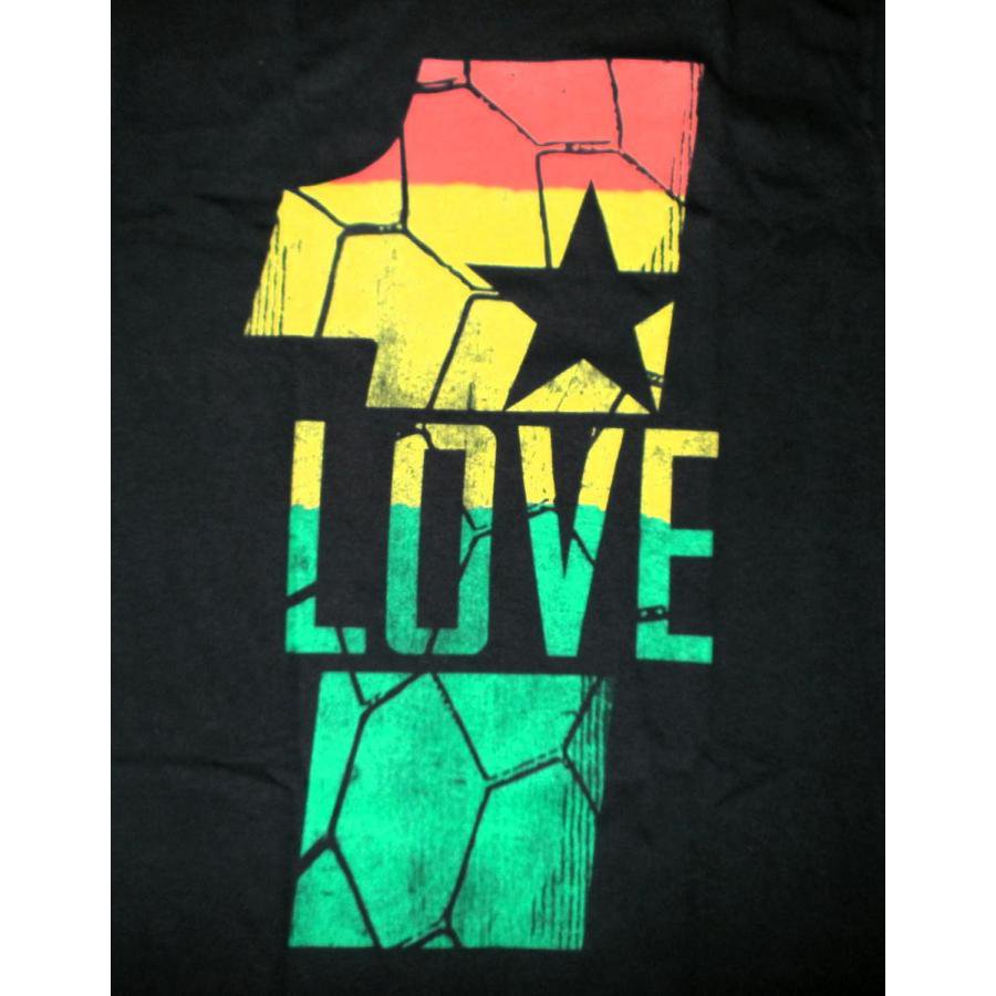 ラスタ Tシャツ RASTA One LOVE by ZION Rootswear レゲエ,Bob Marley系