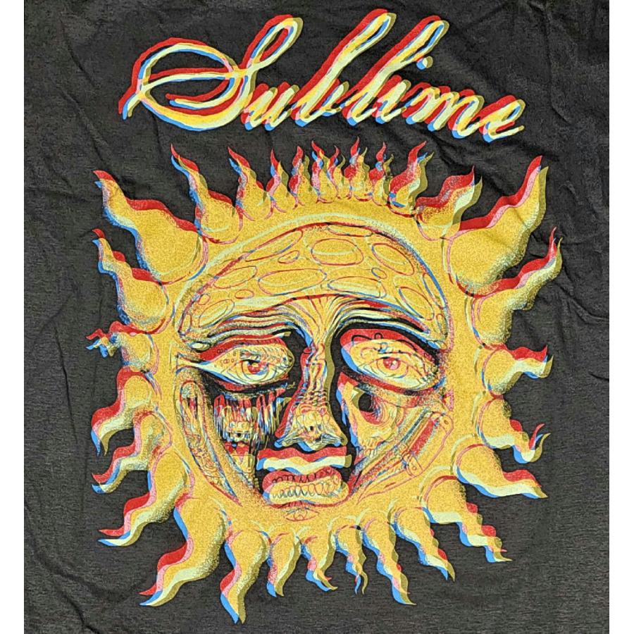 サブライム Tシャツ SUBLIME Yellow Sun (Charcoal) ロックTシャツ