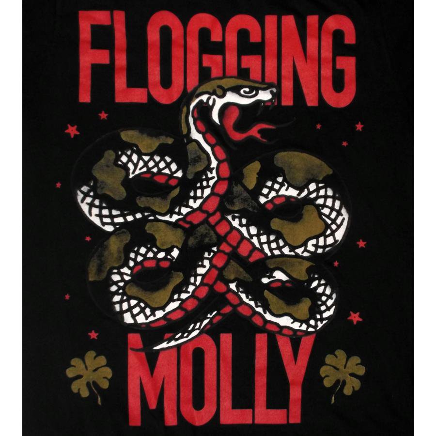 フロッギング モリー Tシャツ Flogging Molly Snake 蛇 正規品