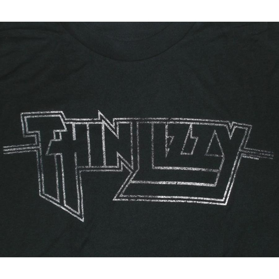シン リジィ Tシャツ Thin Lizzy ロゴ 正規品 ロックTシャツ バンドTシャツ