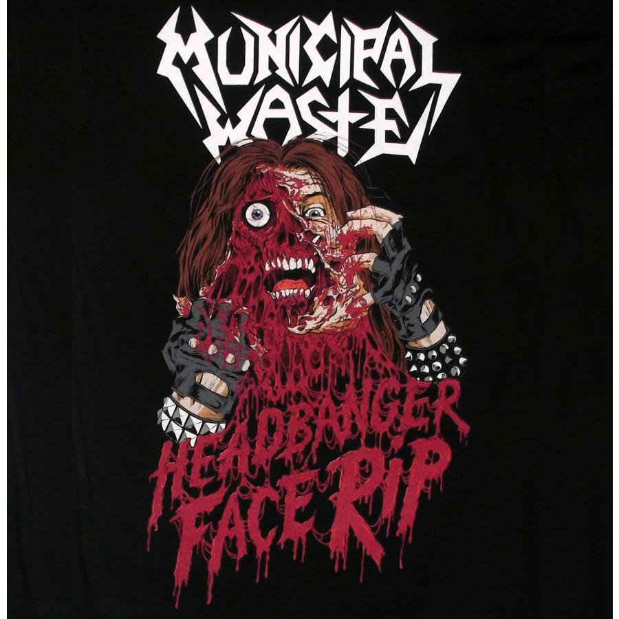 ミュニシパル ウェイスト MUNICIPAL WASTE Tシャツ Headbanger 黒 正規品 SK8 スラッシュ ロックTシャツ関連