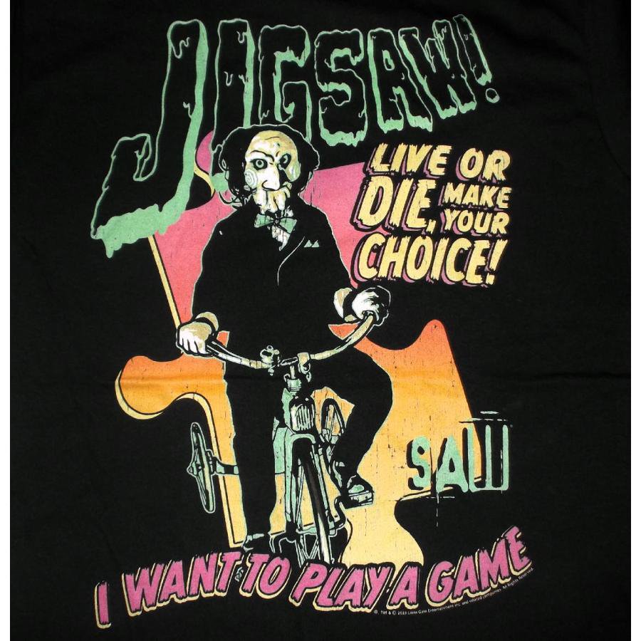 ソウ Tシャツ SAW GIANT PUZZLE PIECE 正規品 映画 ビリー Billy The Puppet