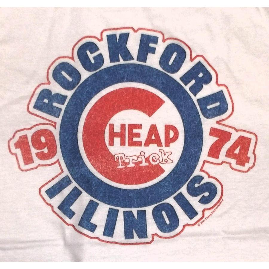 チープ トリック Tシャツ Cheap Trick ROCKFORD IL 74 正規品 ロックTシャツ
