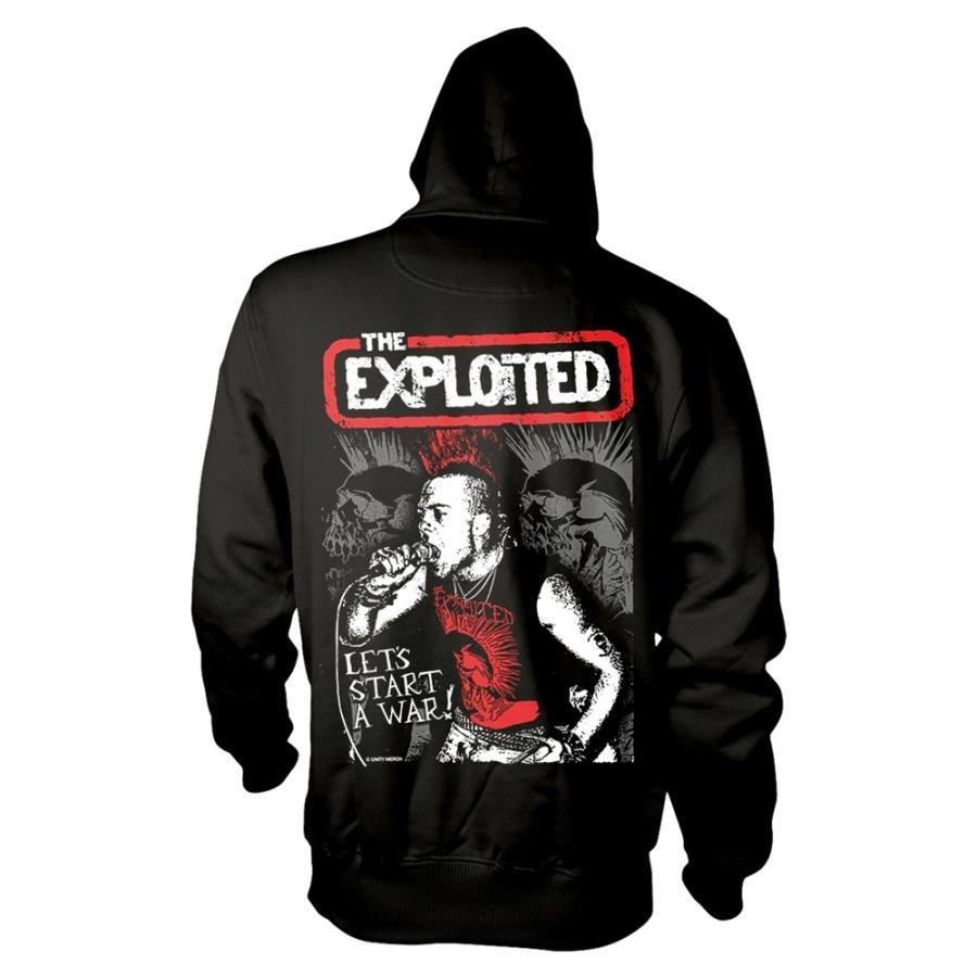 エクスプロイテッド パーカ EXPLOITED Let's Start A War 正規品
