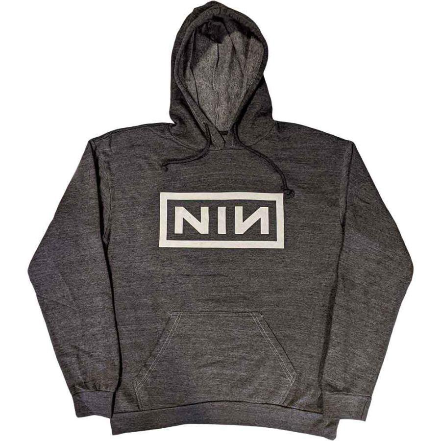 ナイン インチ ネイルズ パーカ NINE INCH NAILS NIN (ヘザーグレイ) 正規品 ロックTシャツ関連 バンドTシャツ