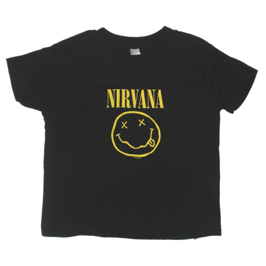 ニルヴァーナ キッズ Tシャツ NIRVANA SMILE 正規品 ロックTシャツ バンドTシャツ ...