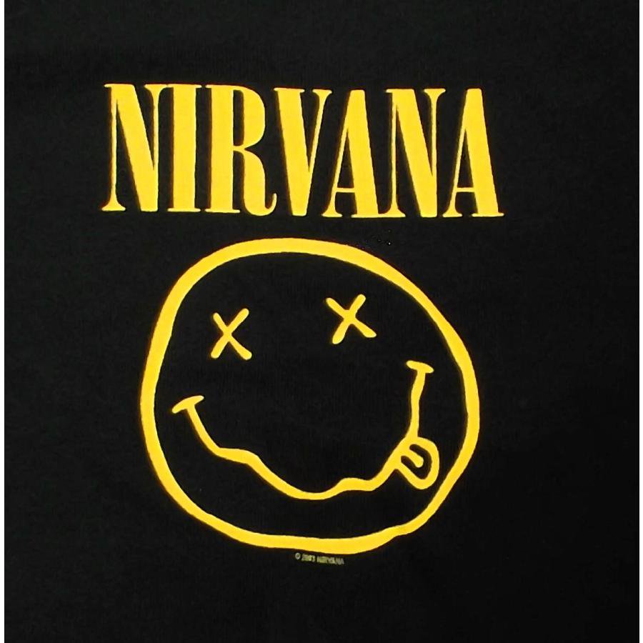 ニルヴァーナ キッズ Tシャツ NIRVANA SMILE 正規品 ロックTシャツ バンドTシャツ ...
