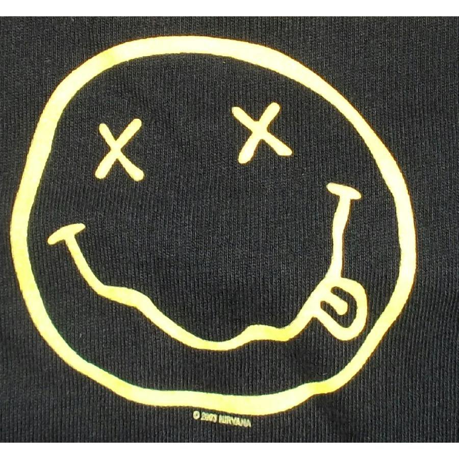 ニルヴァーナ キッズ Tシャツ NIRVANA SMILE 正規品 ロックTシャツ バンドTシャツ ...