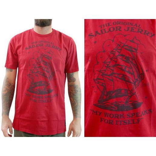 セーラー ジェリー Tシャツ Sailor Jerry Homebound RED