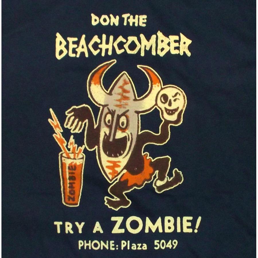 ドン ザ ビーチコマー Tシャツ Don The Beachcomber MATCHBOOK ART TRY A ZOMBIE 企業ロゴ ティキ カルチャー 関連