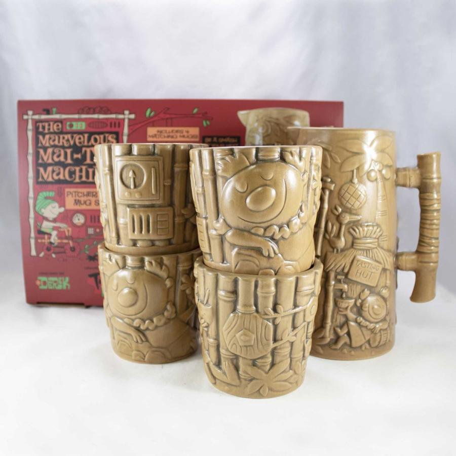 Tiki Farm ティキ ファーム ティキマグ The Marvelous Mai Tai Machine 5pセット by Derek Yaniger 雑貨