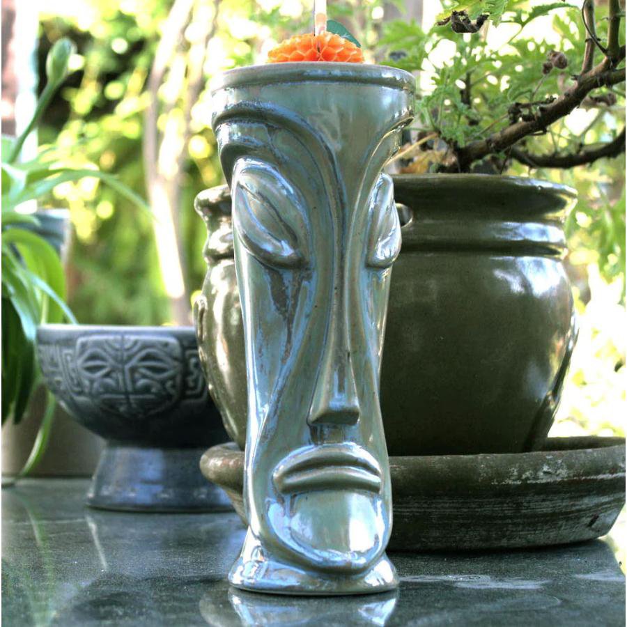 Tiki Farm ティキ マグ MOAI EXOTIQUE TIKI MUG - STEELY DANG by Derek Yaniger モアイ 雑貨
