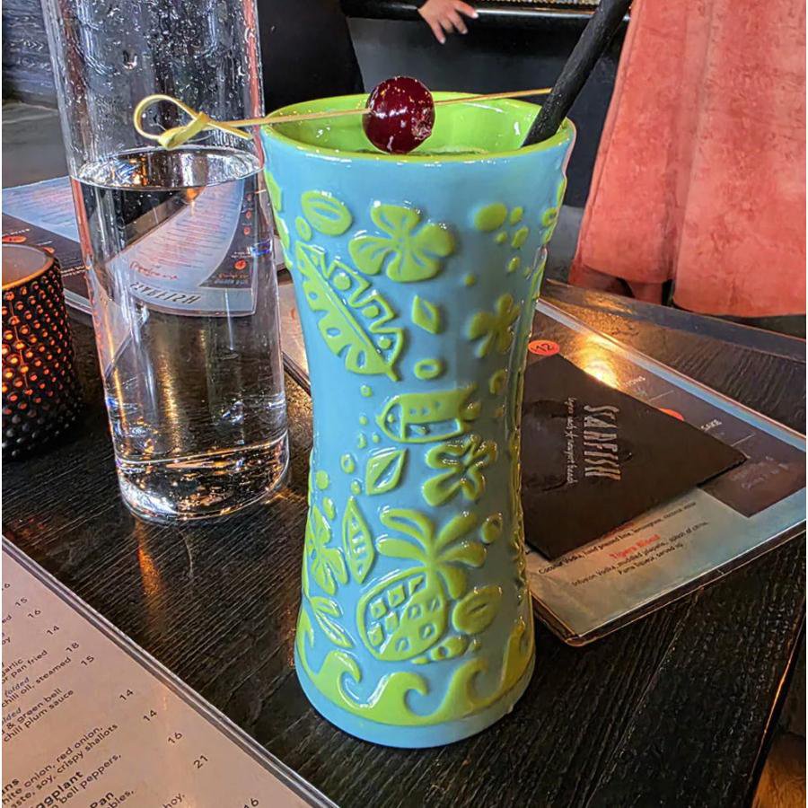 Tiki Farm ティキ ファーム マグ Paradise Beckons Springtime Splendor by Mookie Sato ムーキーサト 雑貨