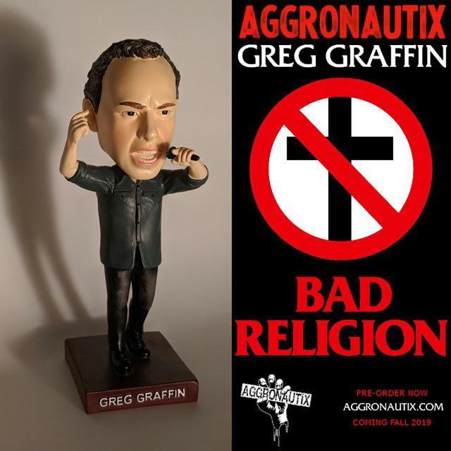 バッド レリジョン フィギュア Bad Religion - Greg Graffin Throbblehead パンク TOY