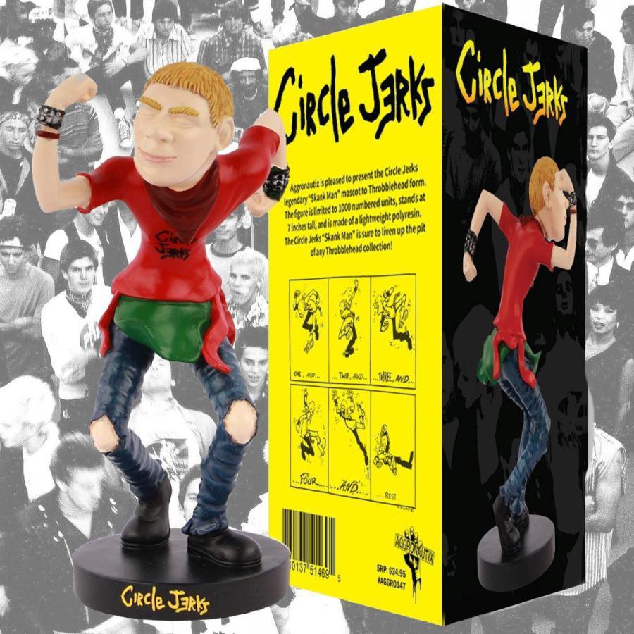サークル ジャークス フィギュア Circle Jerks Skank Man Limited Edition Throbblehead 7inc 首振りドール 正規品